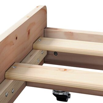 Bedbank met Wielen 90x190 cm van Massief Grenenhout 8