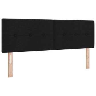 Boxspringbed met matras stof zwart 140x200 cm 5