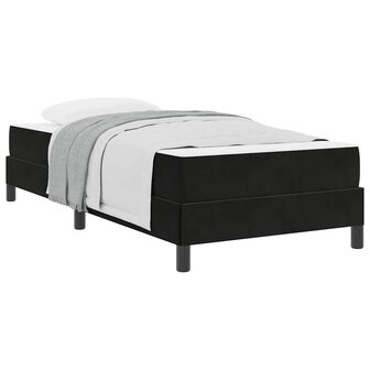 Boxspringbed met matras Zwart 80 x 200 cm Fluweel 3