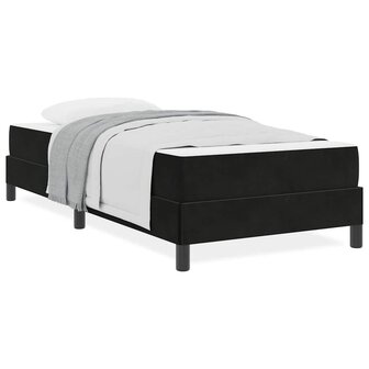 Boxspringbed met matras Zwart 80 x 200 cm Fluweel 4