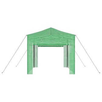 Kas met dak Groen 290 x 290 x 315 cm Staal 5