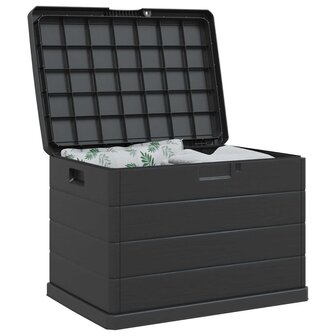Tuinbox 77,5x54,5x53 cm 170 L kunststof grijs 2