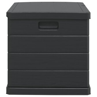 Tuinbox 77,5x54,5x53 cm 170 L kunststof grijs 7