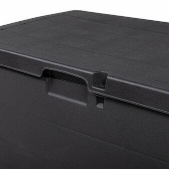 Tuinbox 77,5x54,5x53 cm 170 L kunststof grijs 8