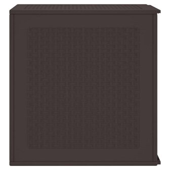 Tuinopbergbox 55x53x57 cm polypropeen bruin 6