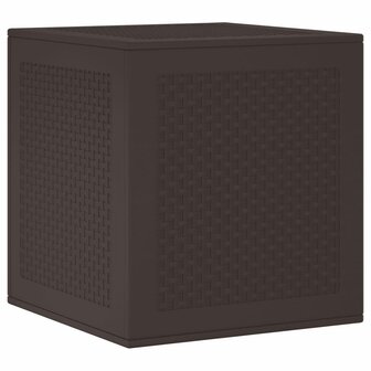 Tuinopbergbox 55x53x57 cm polypropeen bruin 7
