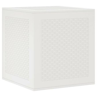 Tuinopbergbox 55x53x57 cm polypropeen wit 7