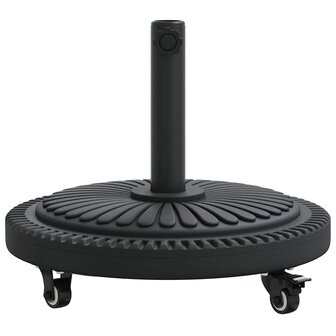 Parasolvoet met wielen rond voor &Oslash;38-48 mm palen 13 kg 3