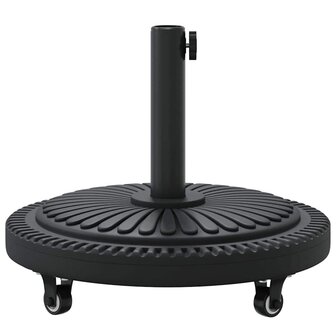Parasolvoet met wielen rond voor &Oslash;38-48 mm palen 13 kg 4