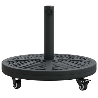 Parasolvoet met wielen rond voor &Oslash;38-48 mm palen 13 kg 3
