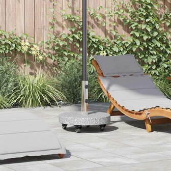 Parasolvoet Verstelbaar Grijs 45 x 45 x 42.5 cm Graniet en RVS 1