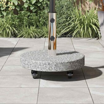 Parasolvoet Verstelbaar Grijs 45 x 45 x 42.5 cm Graniet en RVS 3