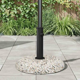 Parasolvoet voor 37/42/52/58 mm Stangen Multikleur Beton 20 kg 3