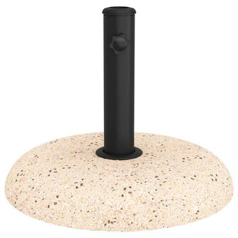 Parasolvoet voor 37/42/52/58 mm stokken, geel, beton, 20 kg 4