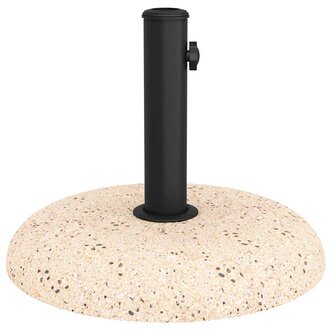 Parasolvoet voor 37/42/52/58 mm stokken, geel, beton, 20 kg 5