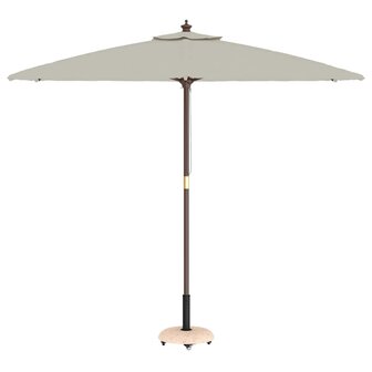 Parasolvoet met wielen voor 37/42/52/58mm stokken - Geel Beton 2