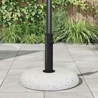 Parasolvoet voor 37/42/52/58mm Polen - Witte Betonnen 20 kg 3