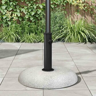 Parasolvoet voor 37/42/52/58mm Polen - Lichtgrijs - Betonnen - 20 kg 3
