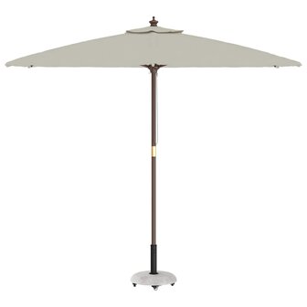 Parasolvoet met wielen voor 37/42/52/58 mm palen - Lichtgrijs Beton 2