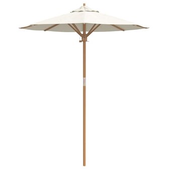 Parasol 180x230 cm bamboe cr&egrave;mewit 3