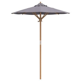 Parasol 150x210 cm bamboe donkergrijs 3