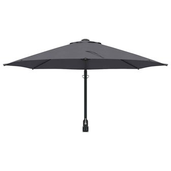 Wandgemonteerde Tuinparasol Antraciet 250 cm 3