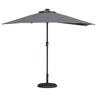 Tuinparasol Antraciet 294 x 150 x 224 cm Stof 2