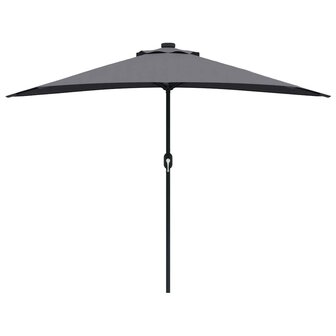 Tuinparasol Antraciet 294 x 150 x 224 cm Stof 4