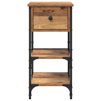 Nachtkast Oud Hout 34x36x70 cm Samengesteld Hout 5