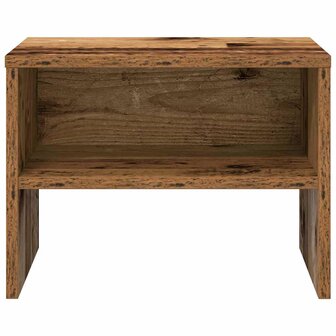 Nachtkastje Oud hout 40 x 30 x 30 cm Bewerkt hout 4