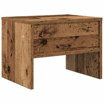 Nachtkastje Oud hout 40 x 30 x 30 cm Bewerkt hout 6