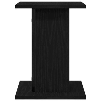 Plantenstandaards 2 st 30x30x40 cm bewerkt hout zwart eiken 5