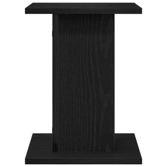 Plantenstandaards 2 st 30x30x40 cm bewerkt hout zwart eiken 6