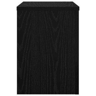 Plantenstandaards 2 stuks Zwarte Eik 25x25x35 cm Ge&iuml;ntegreerd Hout 5