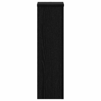 Plantenstandaarden 2 stuks Zwarte Eiken 17x17x60 cm Bewerkt Hout 6
