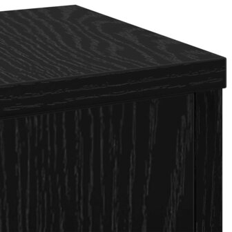 Plantenstandaarden 2 stuks Zwarte Eiken 17x17x60 cm Bewerkt Hout 7
