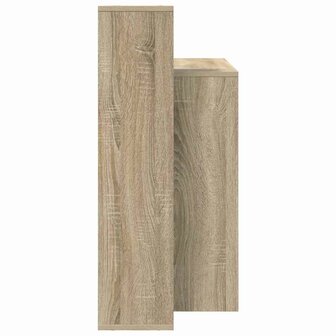 Bureau met Opbergruimte Sonoma Eiken 100x40x90 cm Gelaagd Hout 4