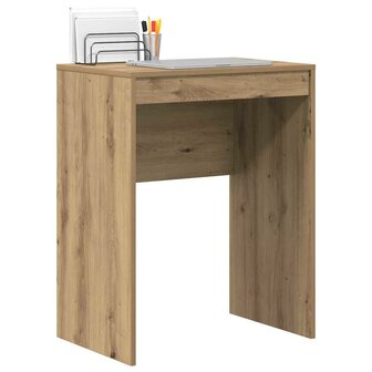Bureau Artisan Eiken 60x40x76 cm Ge&euml;ngreerd Hout 2