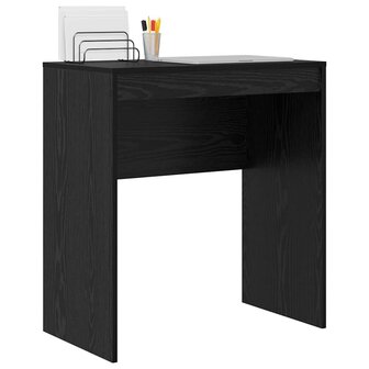 Bureau Zwart Eiken 70x40x76 cm Geengineerd Hout 2