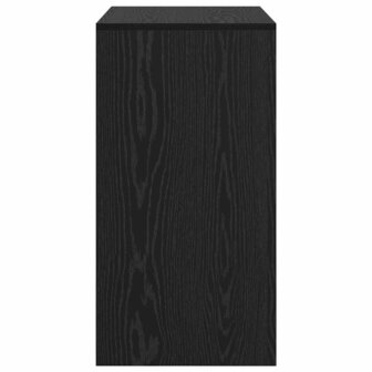 Bureau Zwart Eiken 70x40x76 cm Geengineerd Hout 4