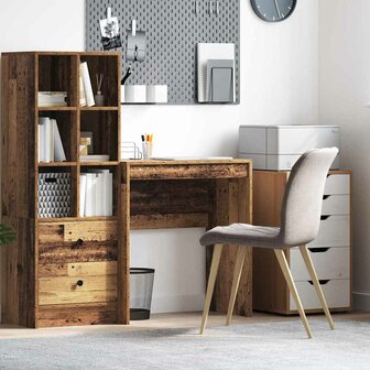 Bureau van Oud Hout 70x40x76 cm Gelaagd Hout 1