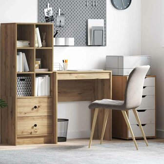 Bureau Artisan Eiken 70x40x76 cm Gelaagd Hout 1
