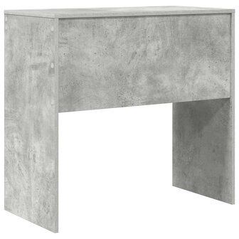 Bureau Beton Grijs 80x40x76 cm Geengineerd Hout 5