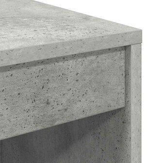 Bureau Beton Grijs 80x40x76 cm Geengineerd Hout 6