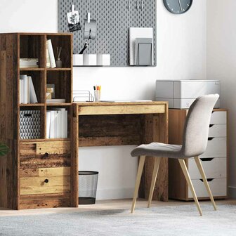 Bureau van Oud Hout 80x40x76 cm Geengineerd Hout 1