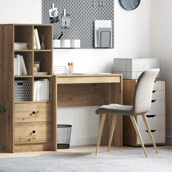 Bureau Artisan Eiken 80x40x76 cm Gelamineerd Hout 1