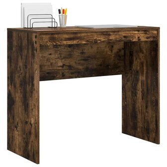 Bureau Rook Eik 90x40x76 cm Geengineerd Hout 2