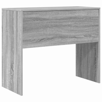 Bureau Grijs Sonoma 90x40x76 cm Gelaagd Hout 5