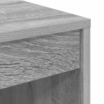 Bureau Grijs Sonoma 90x40x76 cm Gelaagd Hout 6