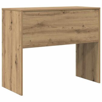 Bureau Artisan Eiken 90x40x76 cm Samengesteld Hout 5